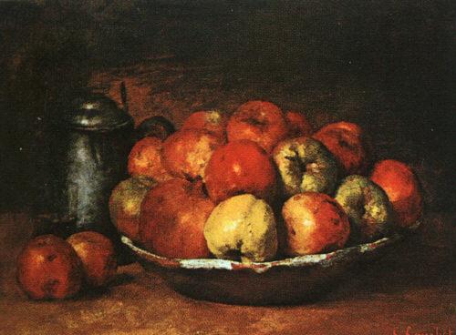 Gustave Courbet Still Life with Apples and Pomegranates oil painting image